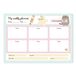Pusheen Weekplanner Foodie 29,7 X 21 Cm A4 Blauw 54 Vellen