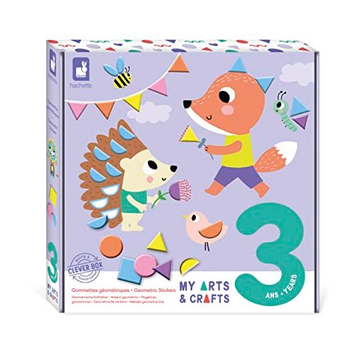 Janod - My Arts & Crafts J07740 Geometrische stickers - Creatieve set voor kinderen