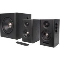 Edifier 2.1 Actieve Boekenplankluidsprekers S355DB - Draadloze 8" Subwoofer - 150W Tri-Amp Hi-Res - Bluetooth 6.0 LDAC - Zwart