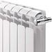 OEM Aluminiumradiator Fly 680 mm 10 elementen wit 60 mm