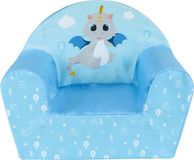 Fun Bol Leon de Draak Fauteuil Blue - 42 x 52 x 33 cm - Polyester