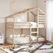 vidaXL - Stapelbedframe - zonder matras - massief grenenhout - 90x200 cm