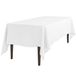 LinenTablecloth 60 x 102-Inch Rechthoekig Polyester Tafelkleed Wit