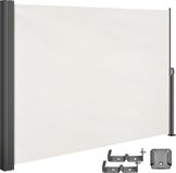 Casaria Wind Tuinscherm Nosara - 160x300cm Uitschuifbaar – Crème