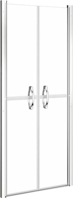 vidaXL Douchedeur 86x190 cm ESG Transparant