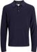 Jack & Jones Pull Cooper Knit Polo Bleu Taille XXL