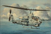 Trumpeter Modelbouwpakket Militaire voertuigen - 05117 Bell AH-1W Super Cobra Latere Versie - Gekantelde Uitlaat - Amerikaanse Helikopter Plastic - 1:35 - Modelbouw