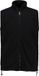 JP 1880 - Heren - Fleece vest outdoor opstaande kraag - Zwart - Maat 6XL
