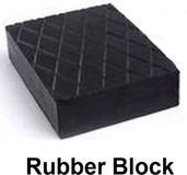 Kora Rubberen Blokken 120x80x40 mm Zwart