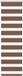 vidaXL Zebra rolgordijn 50x100 cm stofbreedte 45,9cm polyester bruin