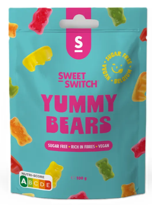Sweet-Switch Yummy Bears Suikervrije Snoepjes
