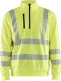 Blåkläder High Vis Sweatshirt halve rits 3564-2538 - High Vis Geel - S
