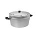 Wintem Aluminium braadpan met deksel en vlambescherming 28 cm