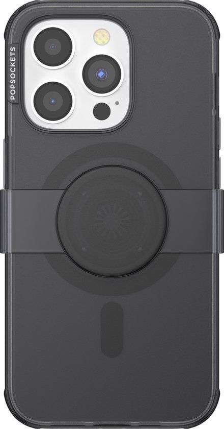PopSockets PopCase - Phone Case for Apple iPhone 14 Pro Max - Black