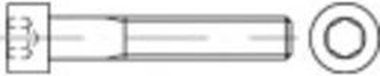 TOOLCRAFT 1061820 Vis à tête cylindrique M3 12 mm six pans creux (Allen) DIN 912 inox A2 100 pièce(s)