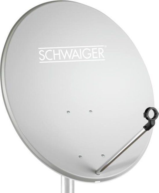 Schwaiger 42 cm satellietschotel lichtgrijs