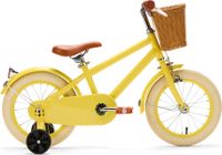 Generation Retro 14-inch jaune – vélo d'enfant avec panier