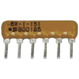 Bourns 4605X-101-223LF Réseau de résistances 22 kΩ THT SIP-5 0.2 W 1 pièce(s)