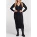 GUESS Amelia Vneck Drape M Jet Black A996