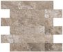 BES LED Zelfklevende Mozaïek Tegel - Afimera Natuursteen Taupe Metro - Taupe