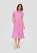 s.Oliver Luchtige katoenen jurk in stofmix en relaxed fit, roze, 40