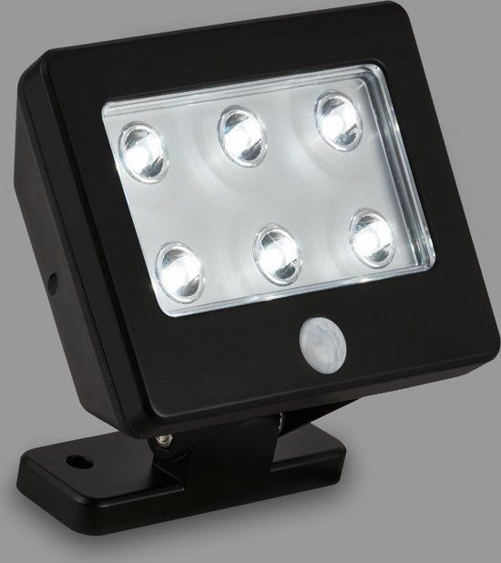 Briloner LED Outdoor Wall Lamp with Motion Detector - Black