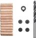 KWB Deuvelset met boor 6 mm, 31-delig
