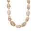 Lucardi Dames Stainless steel kralenketting voor dames - Ketting - Staal - Goudkleurig - 47 cm