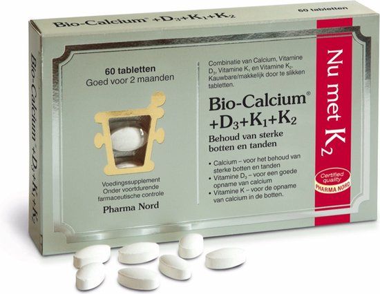Pharma Nord Bio-Calcium + D3 + K1 + K2 - 60 Tabletten