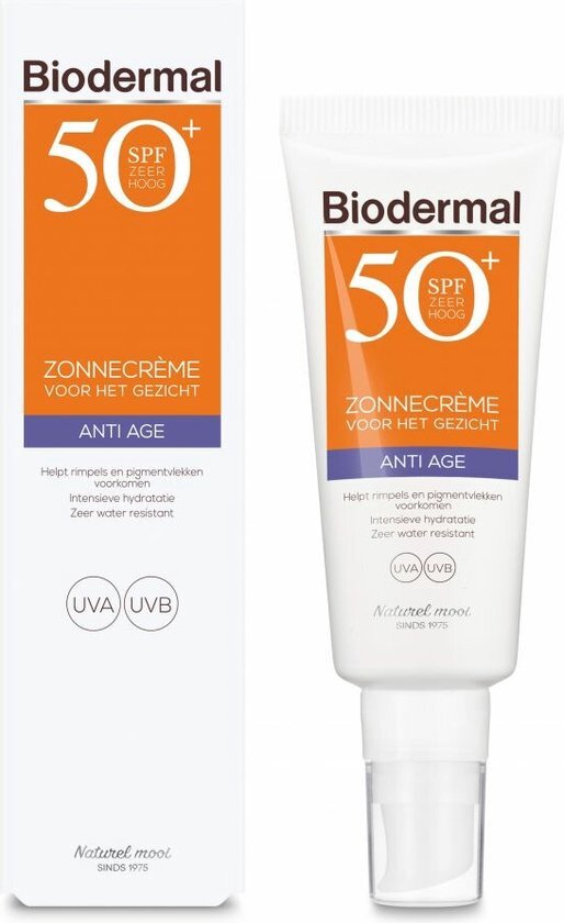 Biodermal Anti Age Zonnecreme Gezicht SPF50