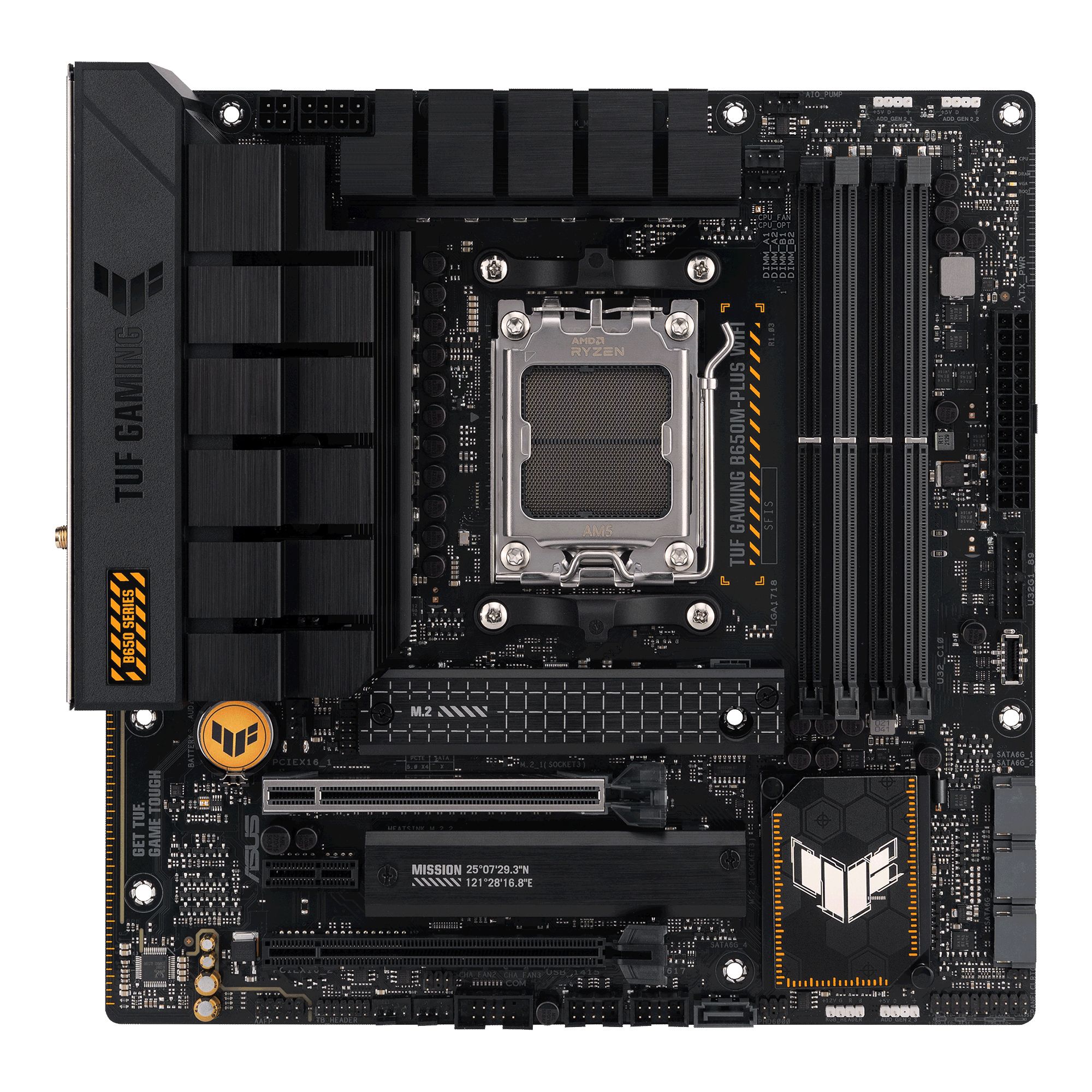 ASUS TUF GAMING B650M-PLUS WIFI - Micro ATX Motherboard - AMD B650 - Socket AM5