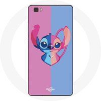 Maniacase Hoesje voor Huawei P8 Stitch en engel blauw roze