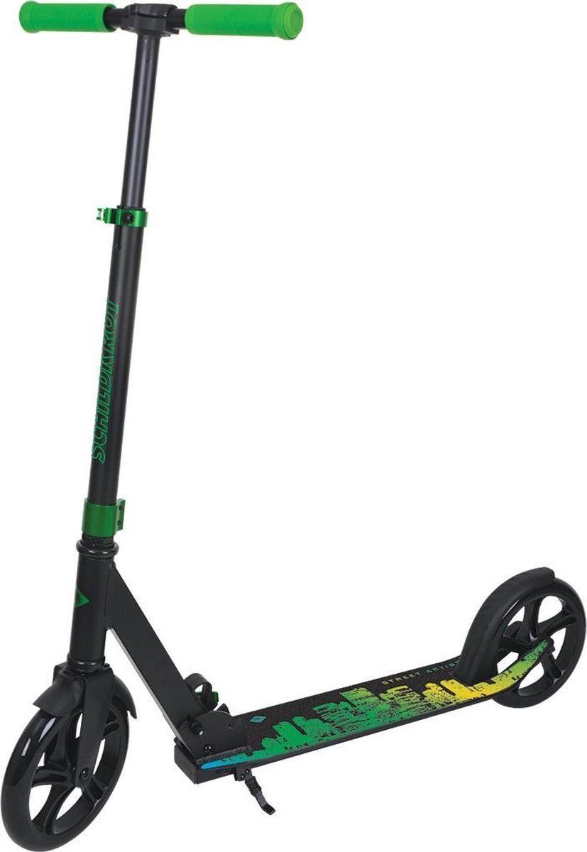 Schildkröt Funsports City Scooter Street Artist 2.0 - Step - Unisex - Groen;Zwart