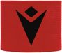 Macron Major brassard avec fermeture velcro - rouge / noir | taille : JUNIOR