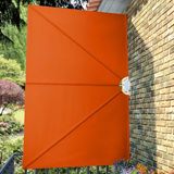 vidaXL Terrasscherm inklapbaar 300x200 cm terracottakleurig