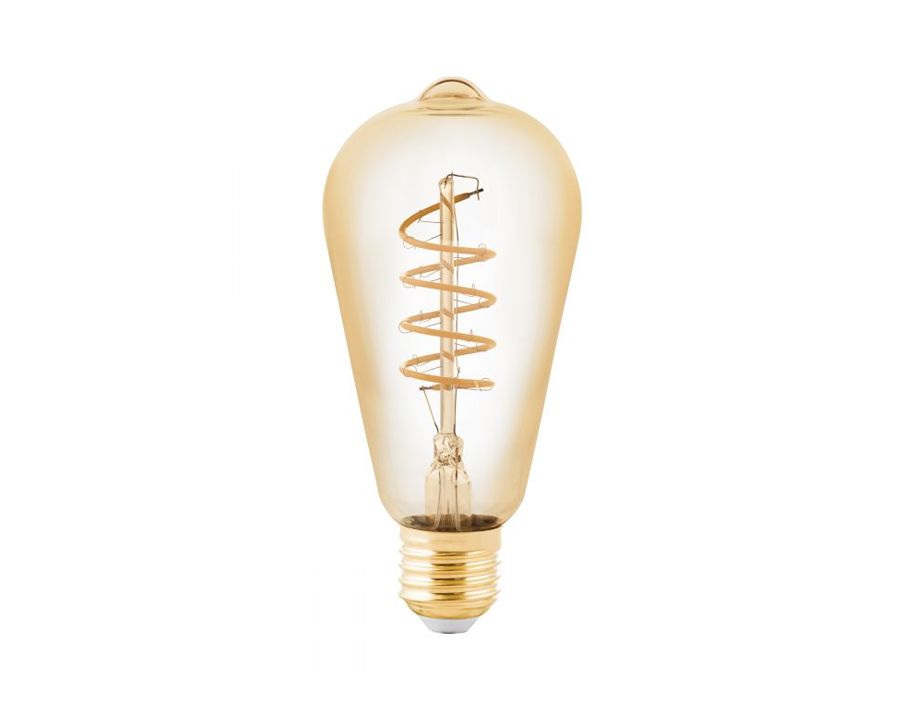 EGLO LED Lamp - Ovaal met spiraal - E27 - 245 lm - Dimbaar