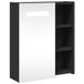 VidaXL Badkamerkast met spiegel en LED 45x13x52 cm Zwart