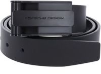PORSCHE DESIGN Leren riem Business Hook Belt 3,5 W90 Black zwart