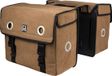Willex Dubbele Canvas Fietstas - 30 Liter - Bruin