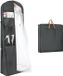 Ibenzoa® Sac à vêtements extra large avec fermeture éclair et compartiment à chaussures pour robes de mariée et vêtements longs