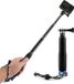 Merkloos perche à selfie XL - Extensible jusqu'à 95cm - Noir