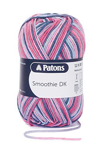 Patons Breien Garen, Acryl, Lila Mix, One Size - 9329269023751