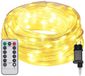 vidaXL Touwlicht met 1200 LED Warmwit 50 m PVC