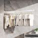 Senza Marchio étendoir mural - Aluminium blanc - Pliable - 37m de longueur de séchage