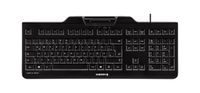 CHERRY KC 1000 SC Toetsenbord USB QWERTZ Zwitsers Zwart