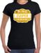 Bellatio Decorations Shoppartners Bv Cadeau t-shirt voor de beste zuiper voor dames - zwart met geel - zuipers - kado shirt / kleding - moederdag / collega XXL