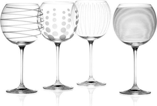Mikasa Cheers - Set van 4 Ballon Glazen - 0.75 L - Transparant