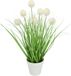 Flair Flower Knoopgras in pot, kunstgras, groen, kunstplant, siergras