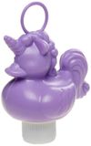 Duckiez Eenhoorn badeend - lila paars - badspeelgoed - 12 cm