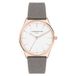 Liebeskind Berlin Liebeskind Analoog Polshorloge Quartz Rosé Goud/Taupe Leer 34mm 5 ATM